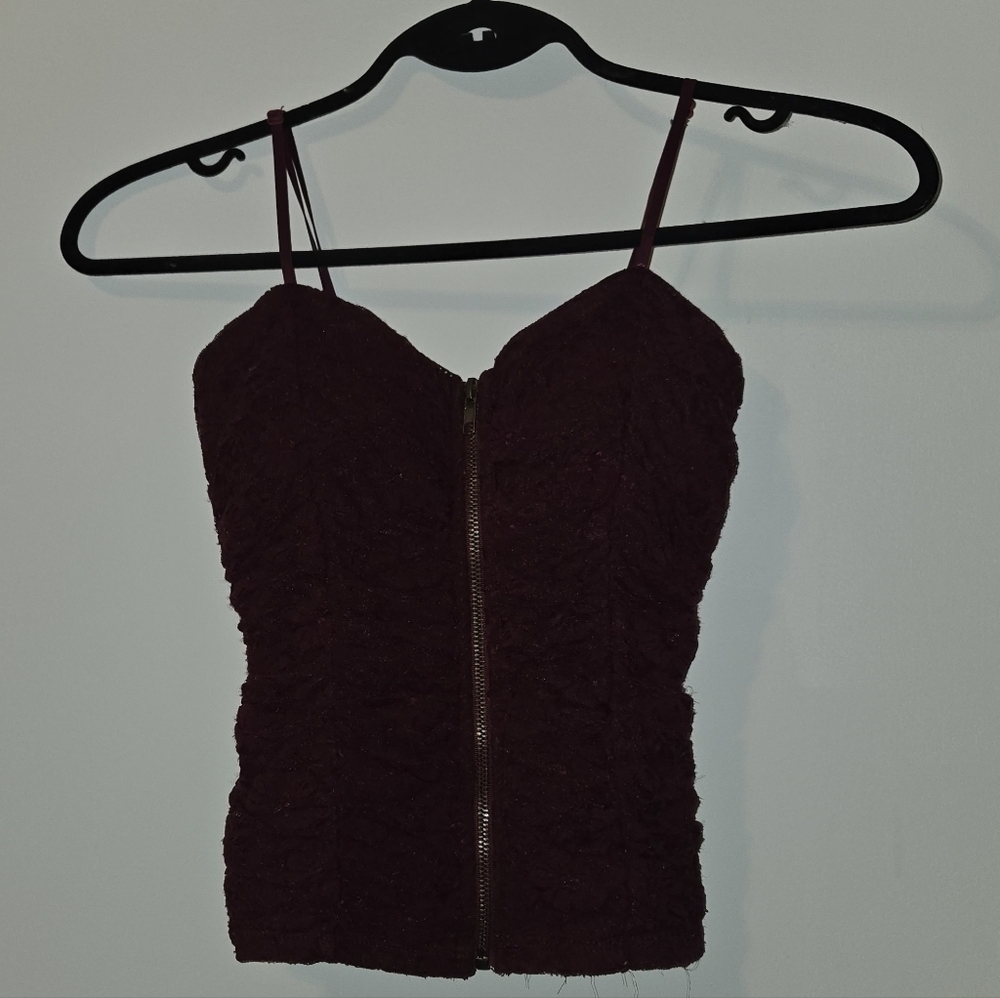 🎀Elegant Burgundy Women's Top - Picture 2 of 5